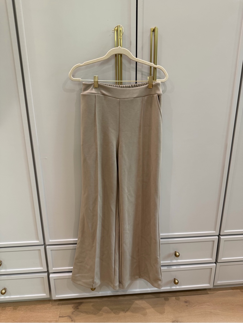 Scoop Neutral Wide Leg Knit Pants